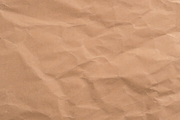 Old wrinkled brown wrapping paper