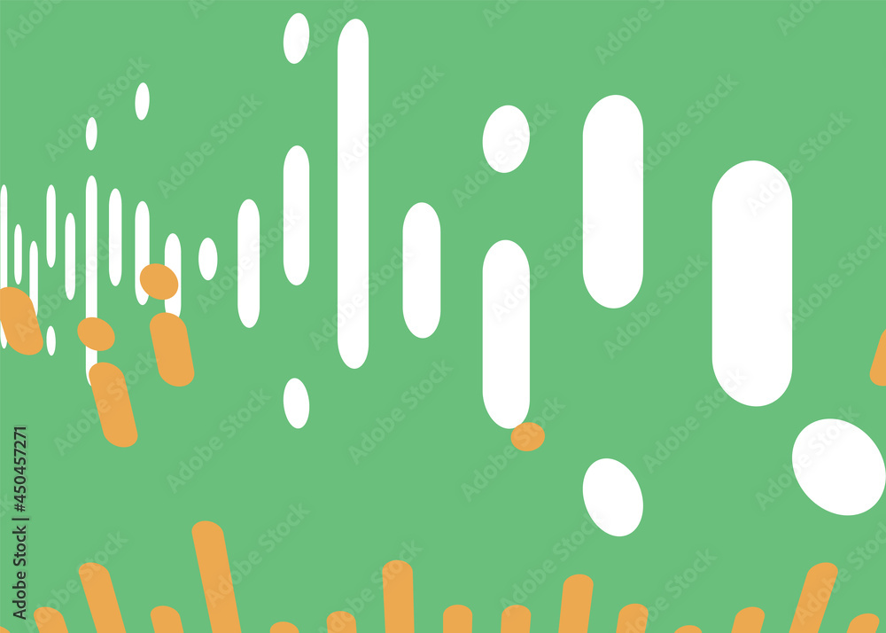 Fototapete abstract background with color rounded shapes. rounded lines halfton style. element for design. jpeg