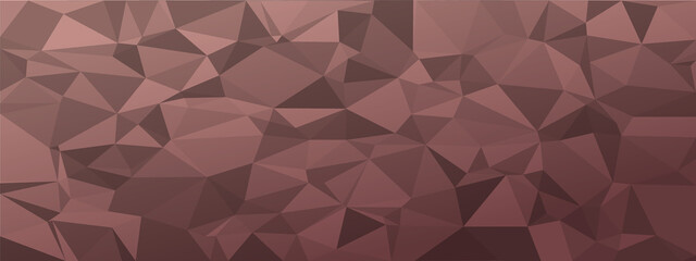 low poly abstract background. dark natural colors chaotic triangles of variable size and rotation. Minimalist layout for business card landing page wallpaper website brochure. Trendy vector eps10