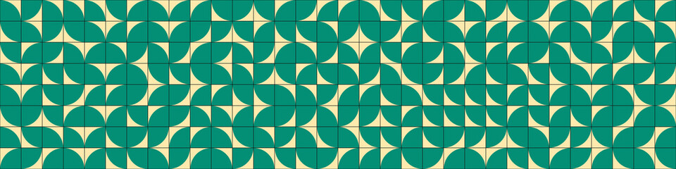 Abstract Geometric Pattern generative computational art illustration