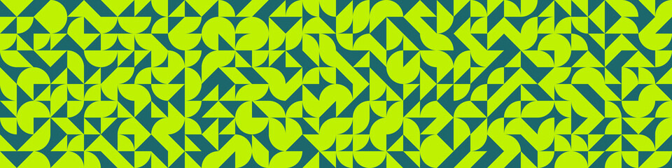 Naklejka na ściany i meble Abstract Geometric Pattern generative computational art illustration