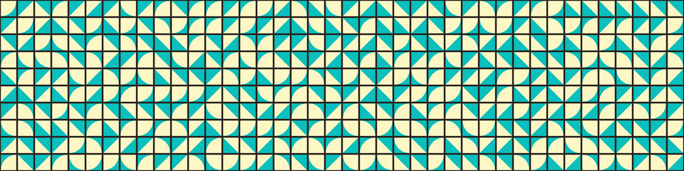 Abstract Geometric Pattern generative computational art illustration