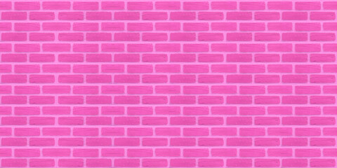 Fototapeta na wymiar Pink brick wall texture background.