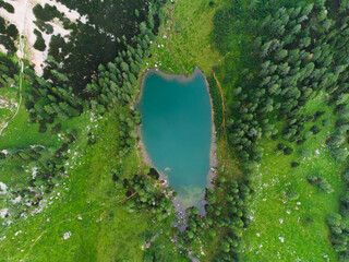 Lago Bordaglia, Italian Alpine Lake in Friuli Venezia Giulia