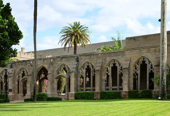Obraz premium Historische Fassade in West Palm Beach am Atlantik, Florida