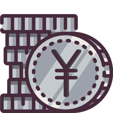 recommend clip art: yen line icon