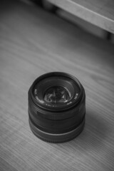 camera lens close up