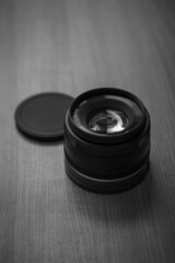 camera lens close up