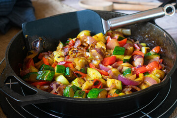 Pan fried vegetables