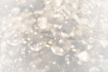 宝石やクリスタルガラスが光輝く背景