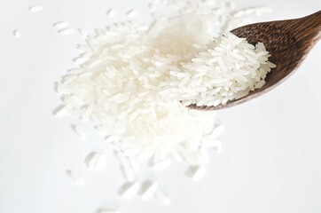 rice on a spoon