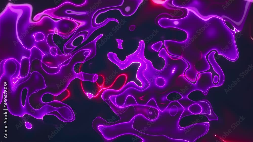 Poster vivid curves stripes 3d render with geometric blur. wavy random curvature with gradient and creative