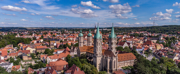 Stadtpanorama von Naumburg in Sachsen-Anhalt