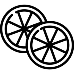 Fototapeta premium dried fruit line icon
