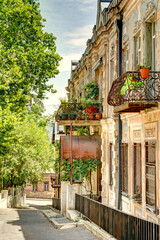 Fototapeta na wymiar Tbilisi historical center, HDR Image