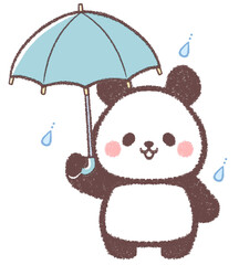 パンダと傘