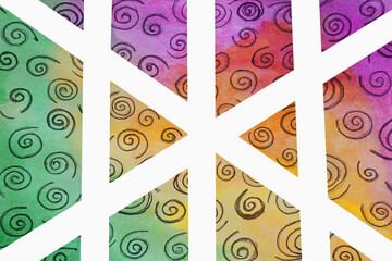 Watercolor Pattern Background