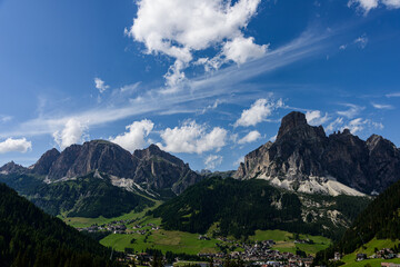 Naklejka premium Sellaronda in Italy val Gardena Badia Fasssa