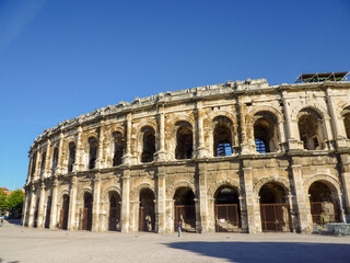 Roman amphitheatre in Nîmes, France
