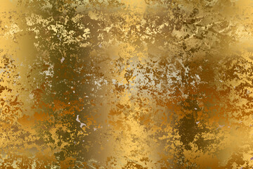 Golden Abstract  decorative paper texture  background  for  artwork  - Illustration