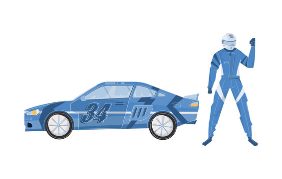 Racing Car Illustration