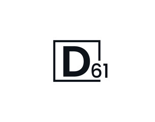 D61, 61D Initial letter logo