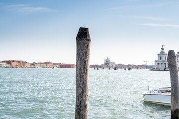 Ausblick in Venedig Italien vom Platz San Marco