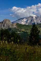 Fototapeta premium Sellaronda in Italy val Gardena Badia Fasssa