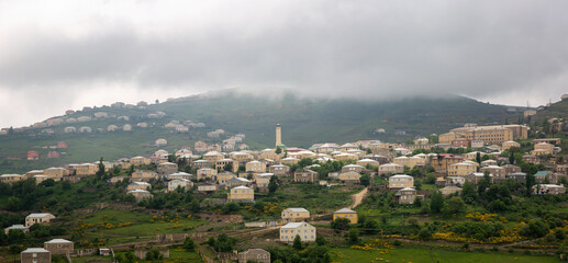 The famous village of Kubachi in Dagestan, the birthplace of silver craftsmen