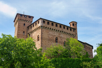 Fototapeta na wymiar Medieval castle of Tassarolo, in Monferrato