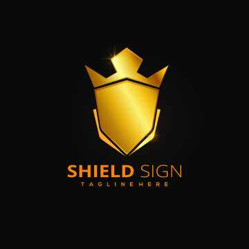 Shield Security Logo Design. Vector Illustrator Graphic Templates