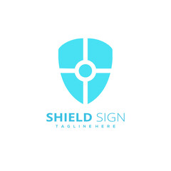 Shield Security Logo Design. Vector Illustrator Graphic Templates