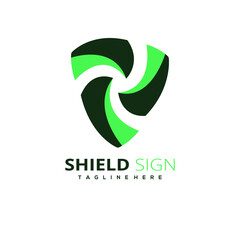 Shield Security Logo Design. Vector Illustrator Graphic Templates