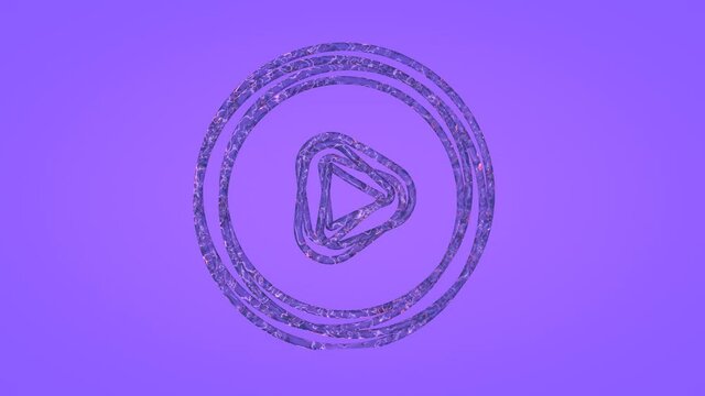 looped 3d animation screensaver for  online channel