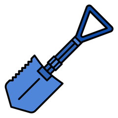 hiking shovel icon