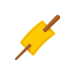 Hair barrette icon flat isolated vector