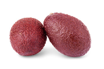 Fresh avocado isolated on white background. Avocado clipping path. Fresh organic avocado. Full depth of field