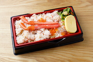 蟹弁当　和食弁当