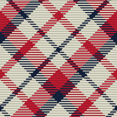 Seamless pattern of scottish tartan plaid. Repeatable background with check fabric texture. Vector backdrop striped textile print.