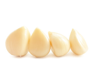 Garlic  isolated on white background.