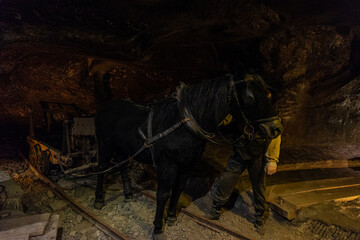 Wieliczka Salt Mine in Krakow, Poland