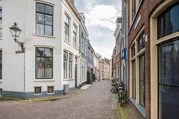 Kleine Hoogstraat in Leeuwarden, Friesland province, The Netherlands