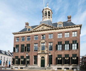Fototapeta na wymiar City Hall Leeuwarden (1715) , Friesland province, The Netherlands