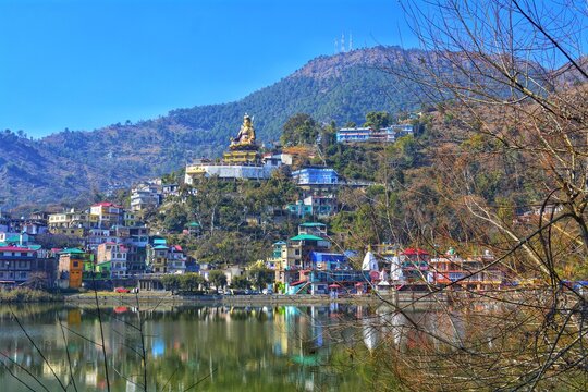 Buddha temple in the mountains of India
