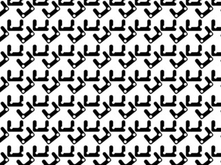 Trendy abstract background of black elements on a white background.
