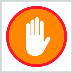 Vector illustration for Stop EPS10