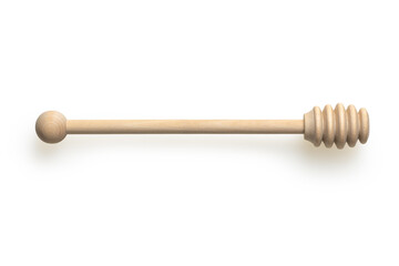 Isolated honey dipper on white background for scene generator