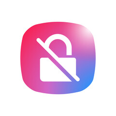 Cracked Lock - Sticker