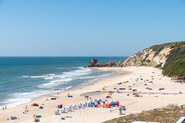 Paredes da Vitória beach in the municipality of Alcobaça, Portugal