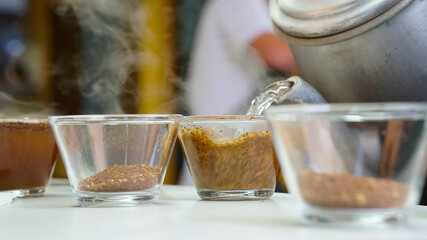 coffee tasting